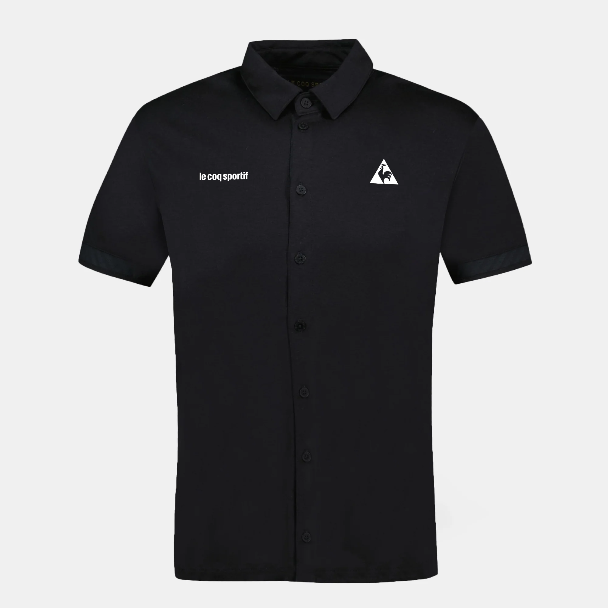 2521205-WH Shirt SS N°1 M black | Chemise manches courtes Homme