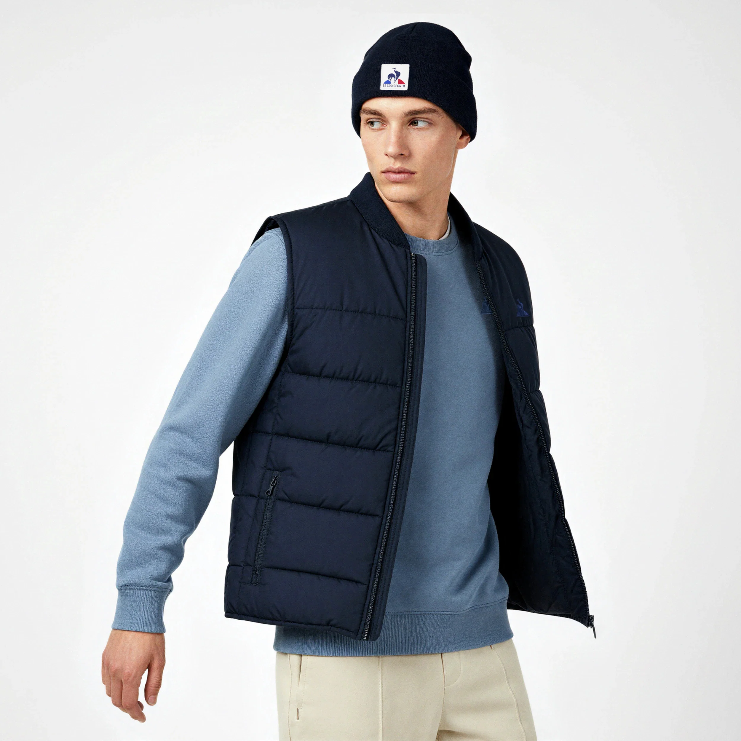 2521091-ESS T/T LF Doudoune SL N°1 M sky captain | Doudoune sans manche Homme