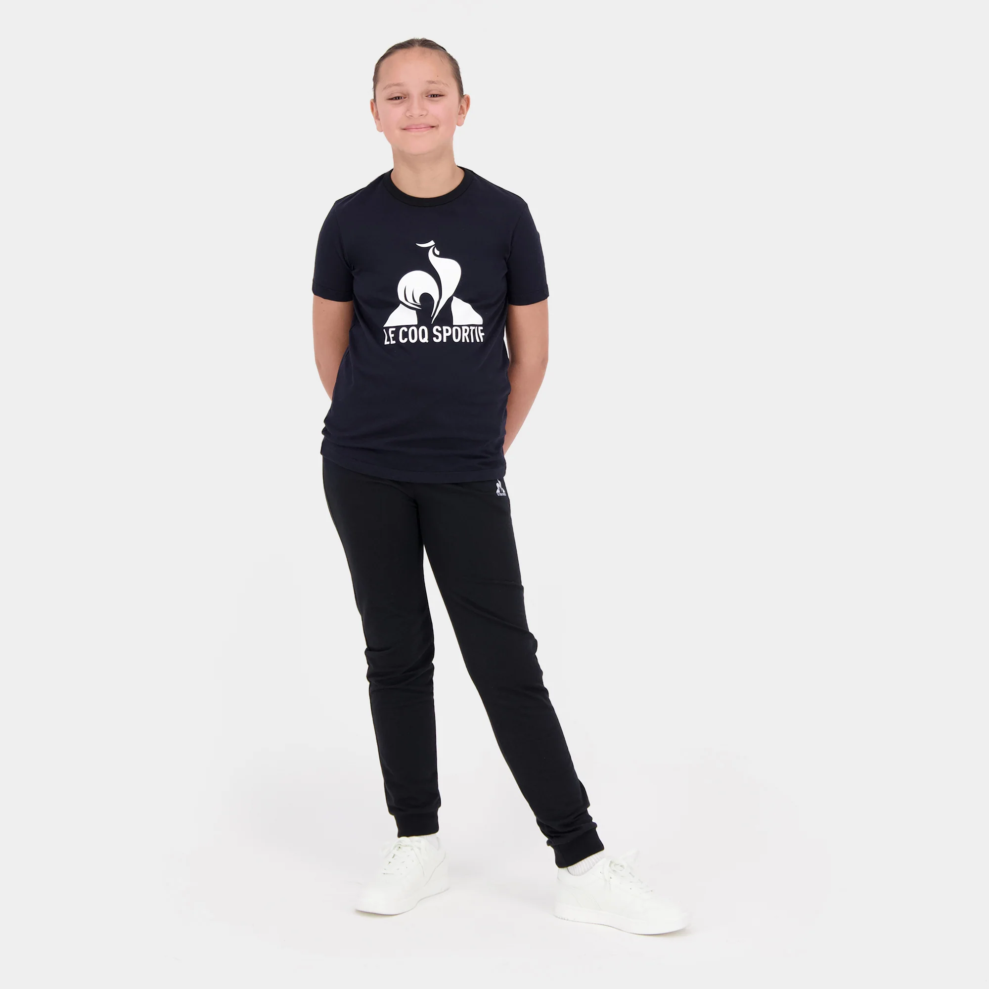 2520446-ESS Pant Slim N°1 Enfant black light | Pantalon Enfant - Image 6