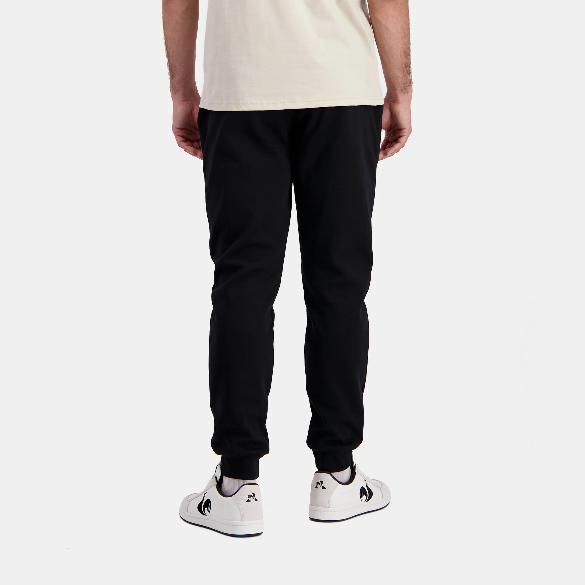 2423180-ESS Pant Regular N°1 M black | Pantalon Regular noir Homme - Image 4