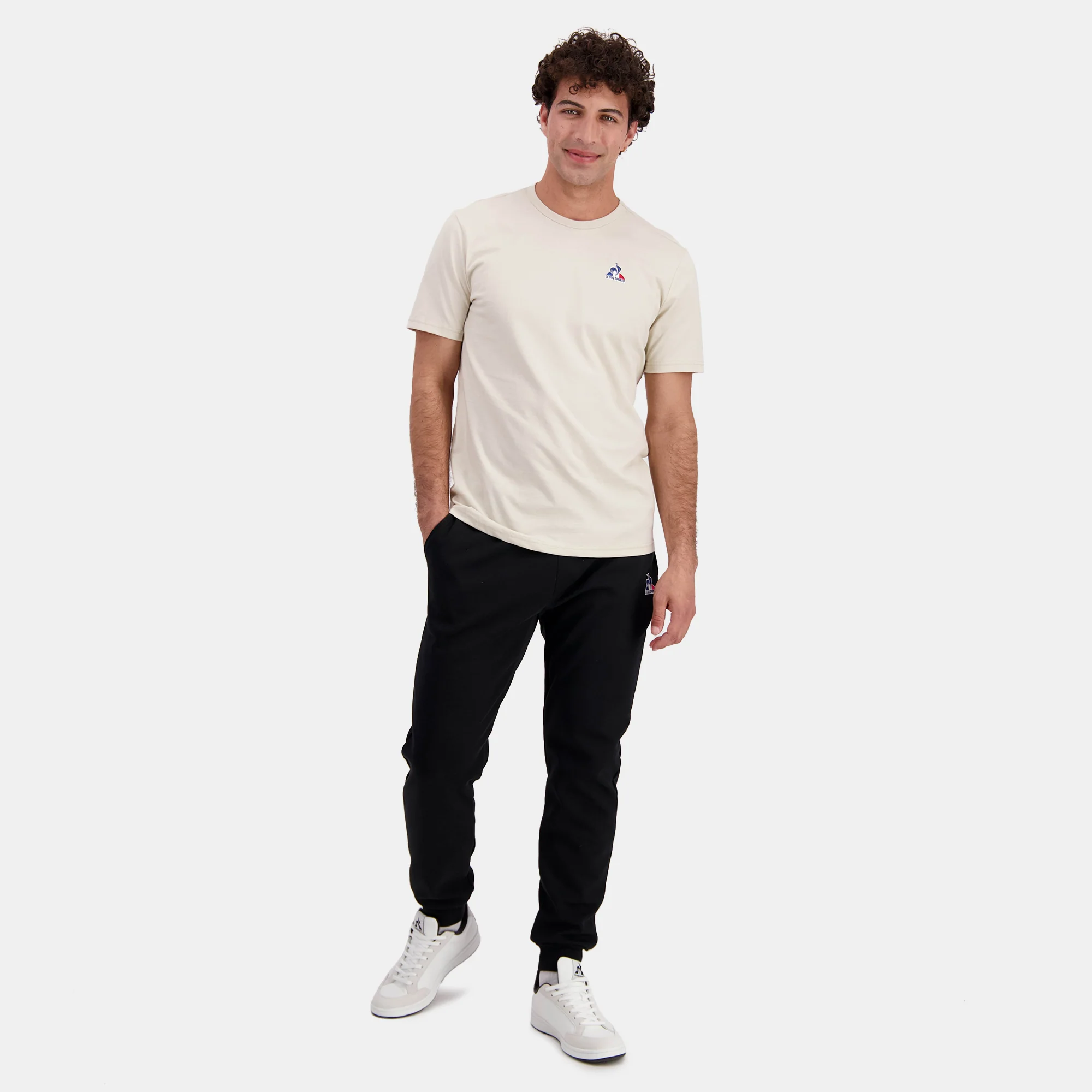 2423180-ESS Pant Regular N°1 M black | Pantalon Regular noir Homme - Image 5