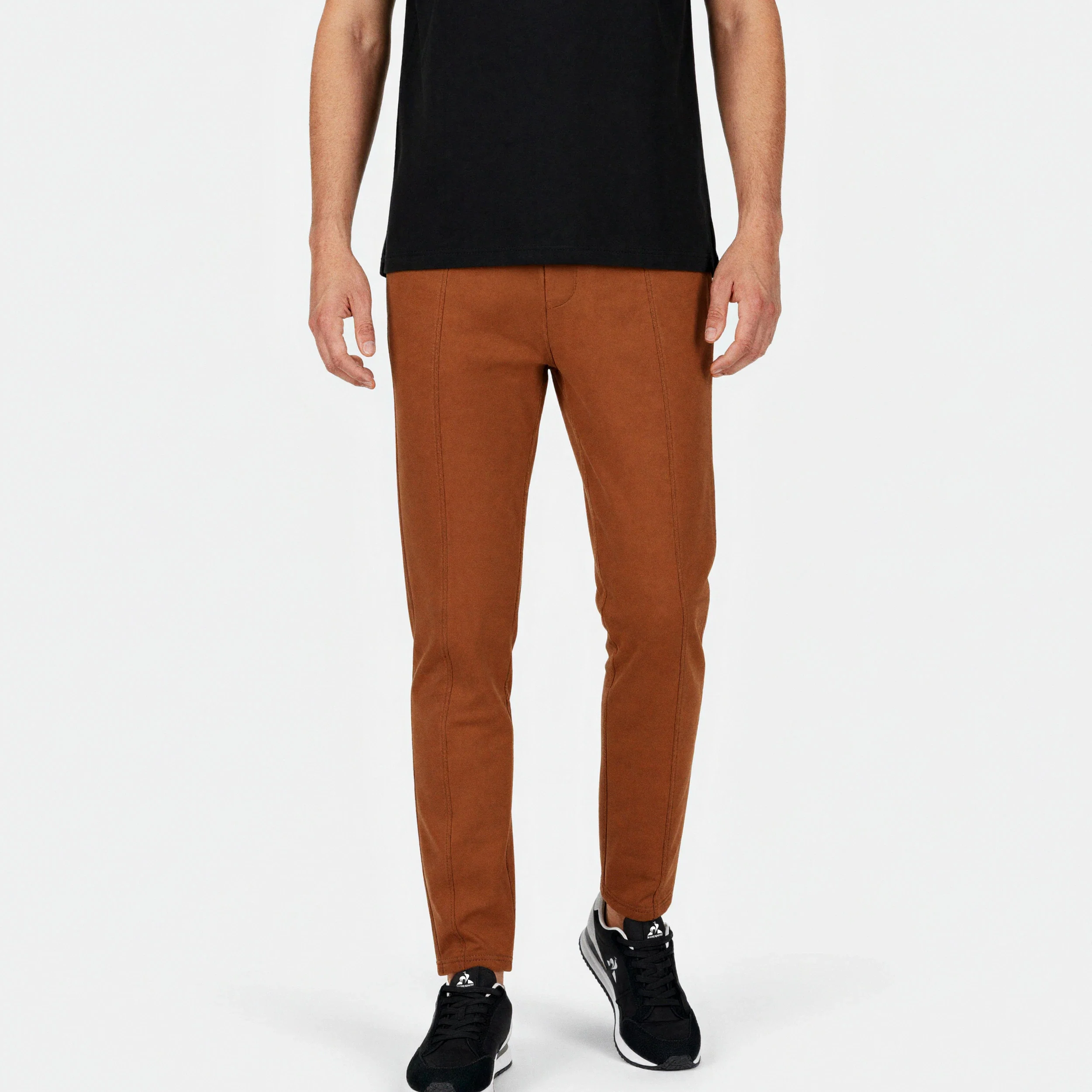 2521075-ESS T/T Pant Straight Uni M ginger bread | Pantalon Homme