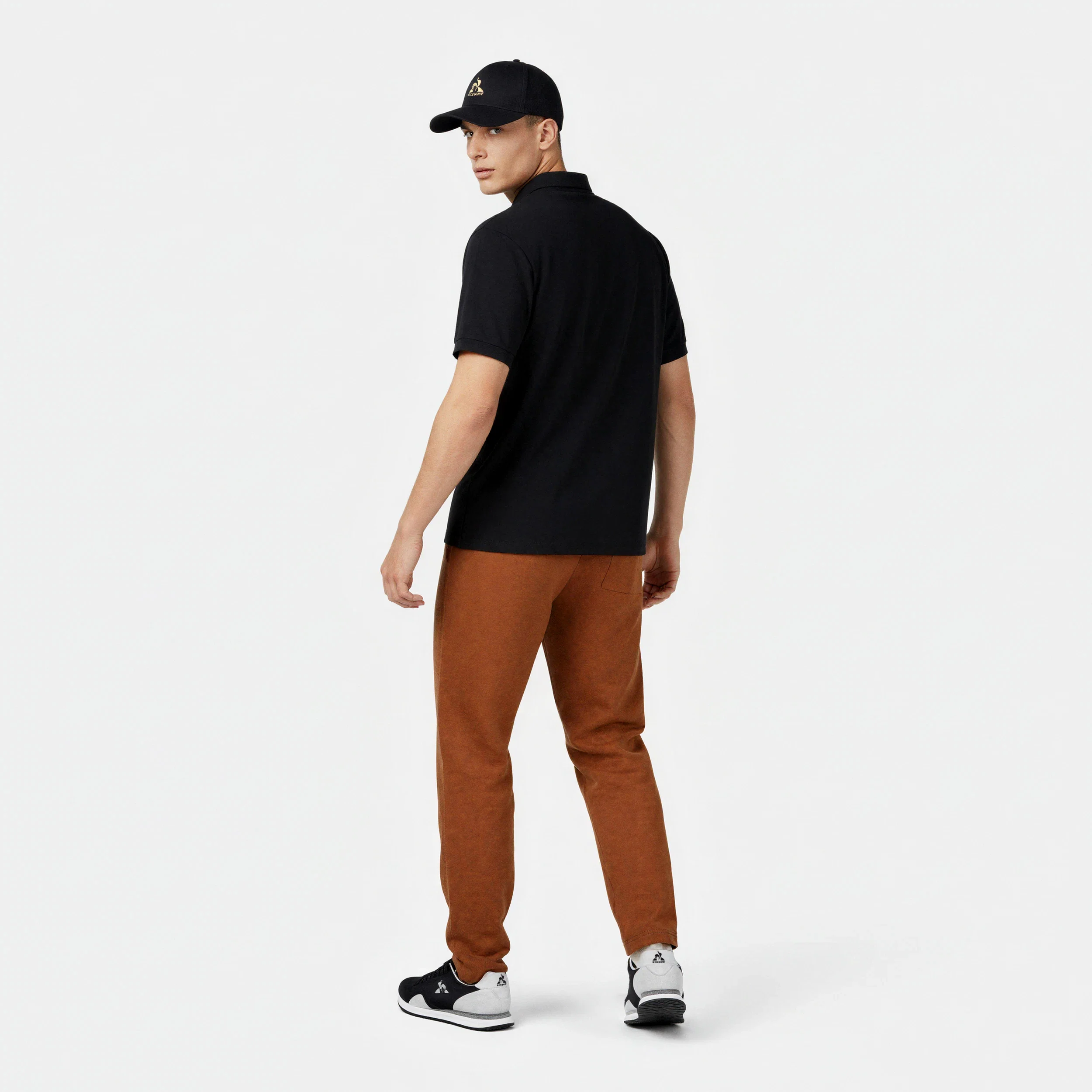 2521075-ESS T/T Pant Straight Uni M ginger bread | Pantalon Homme - Image 4