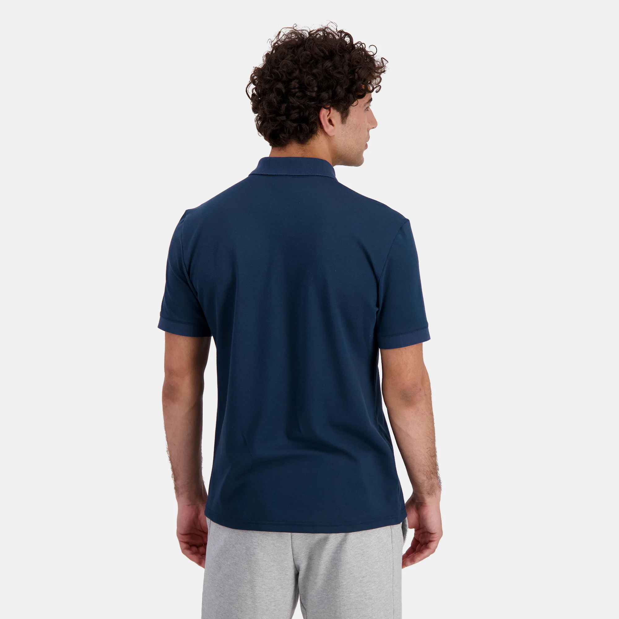2422108-ESS Polo SS N°1 M dress blues | Polo Homme - Image 4