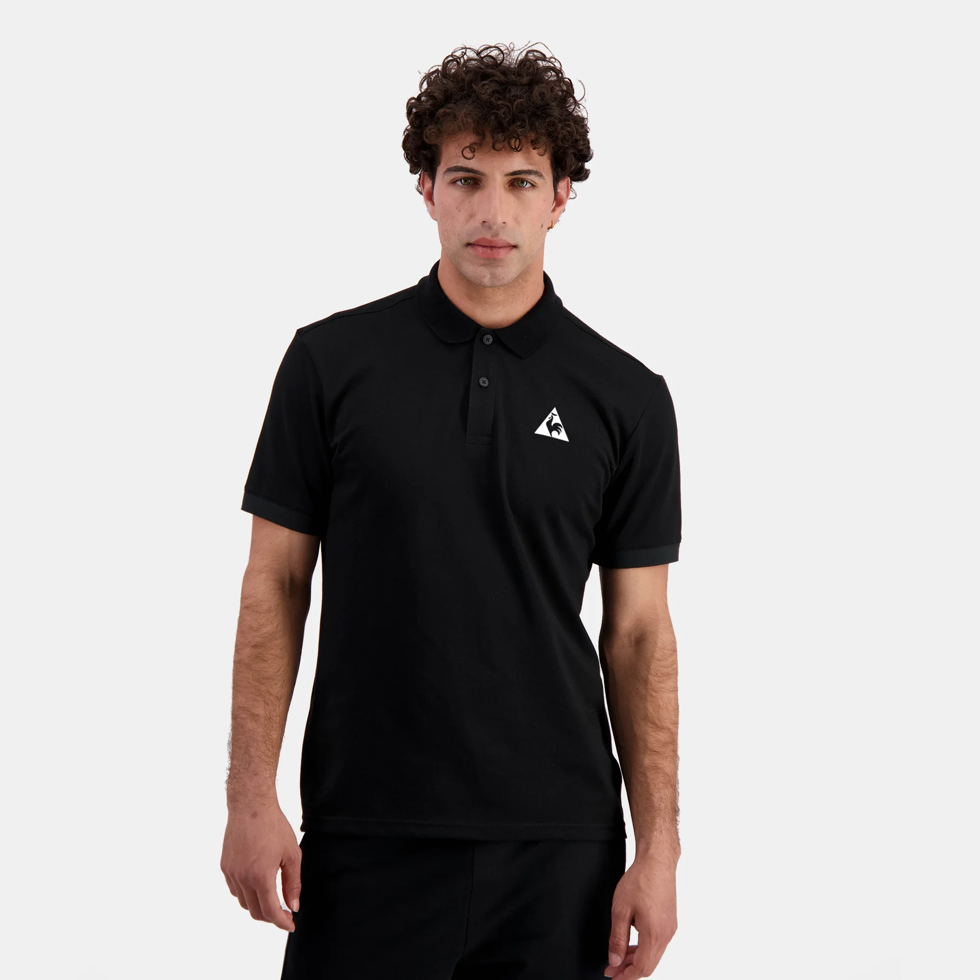 2521175-WH Polo SS N°1 M black | Polo Homme