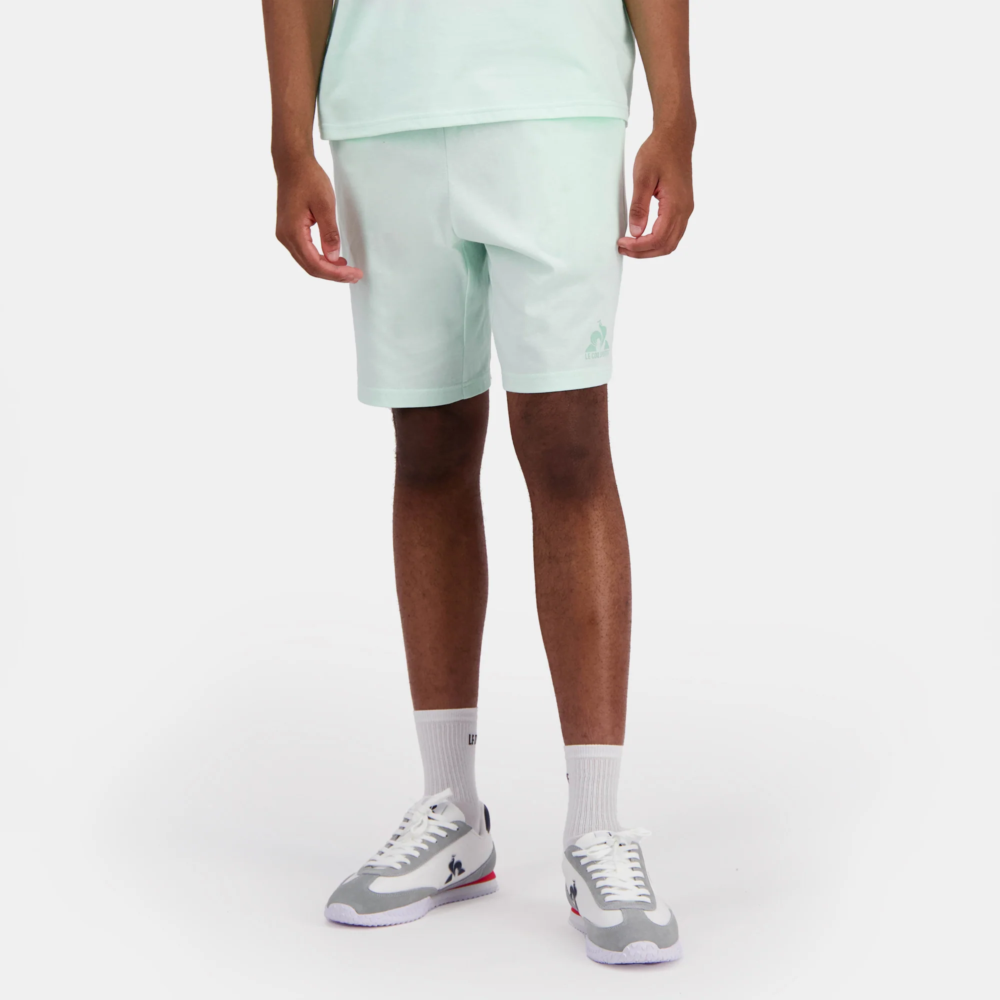 2423176-BAS Short N°1 M honeydew | Short vert pastel Homme