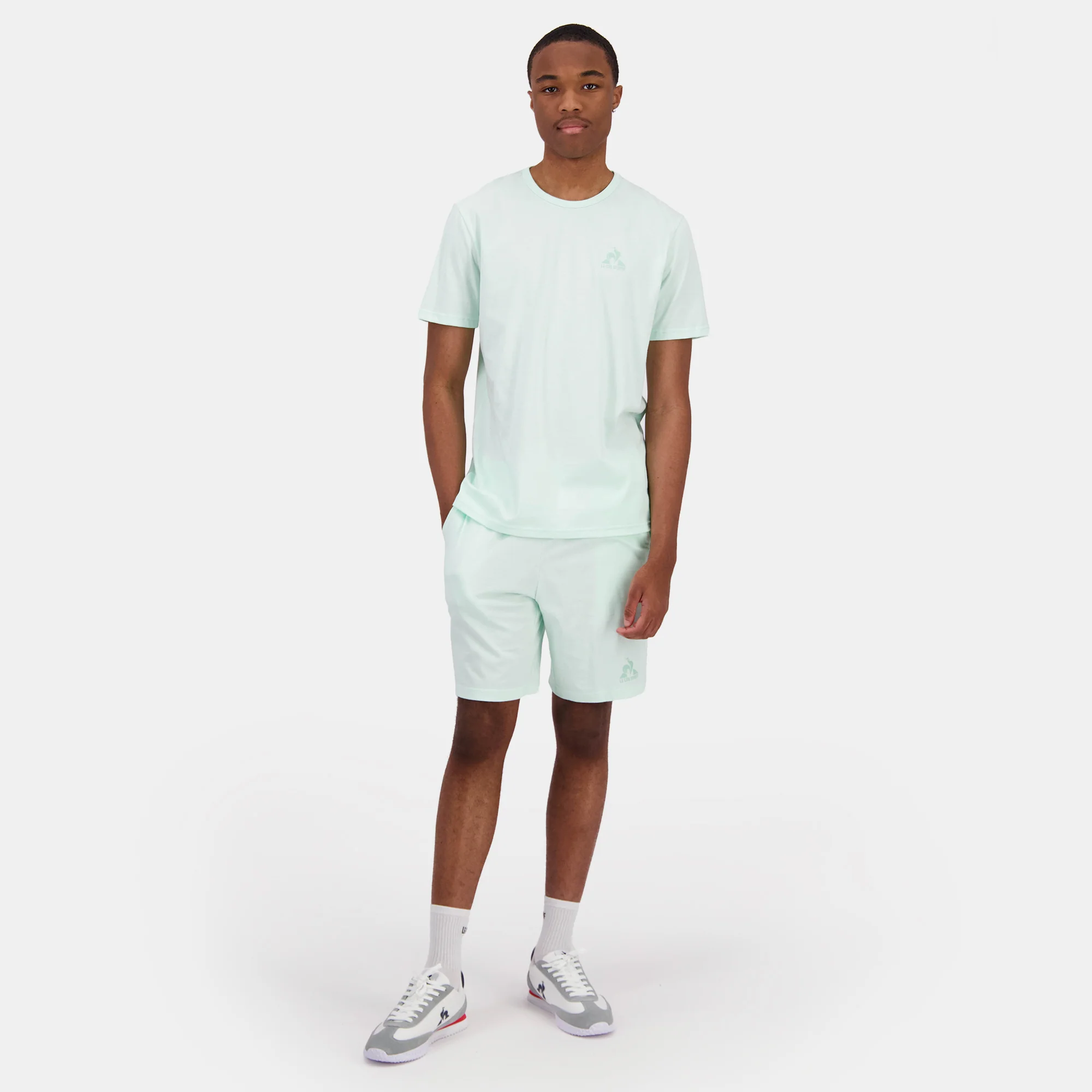 2423176-BAS Short N°1 M honeydew | Short vert pastel Homme - Image 5