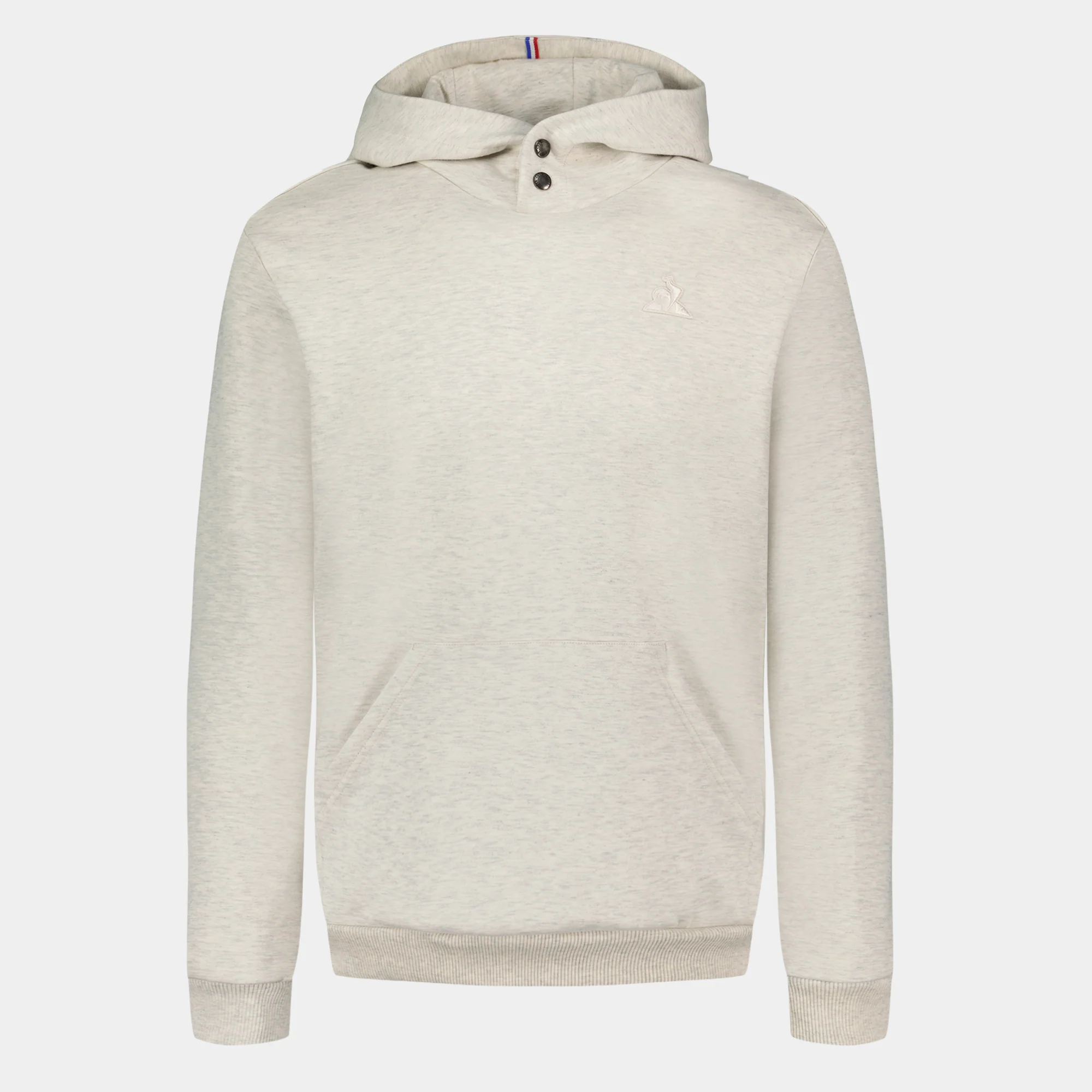 2520915-ESS T/T Hoody N°1 M beige chiné | Sweat à capuche Homme