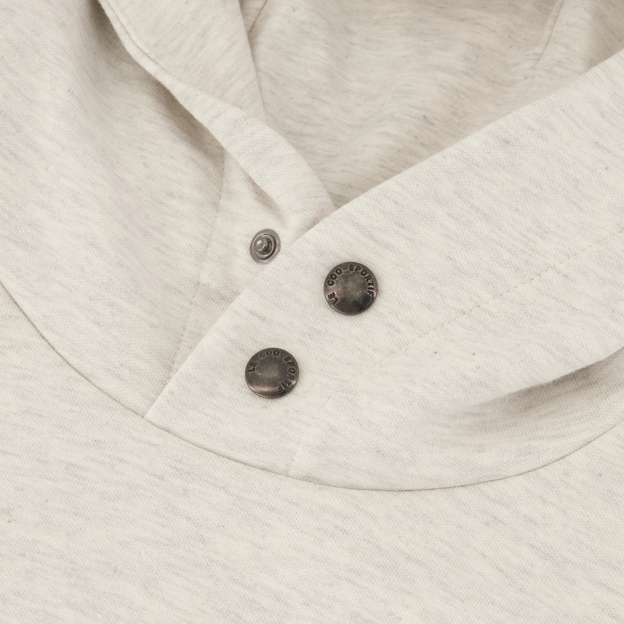 2520915-ESS T/T Hoody N°1 M beige chiné | Sweat à capuche Homme - Image 3