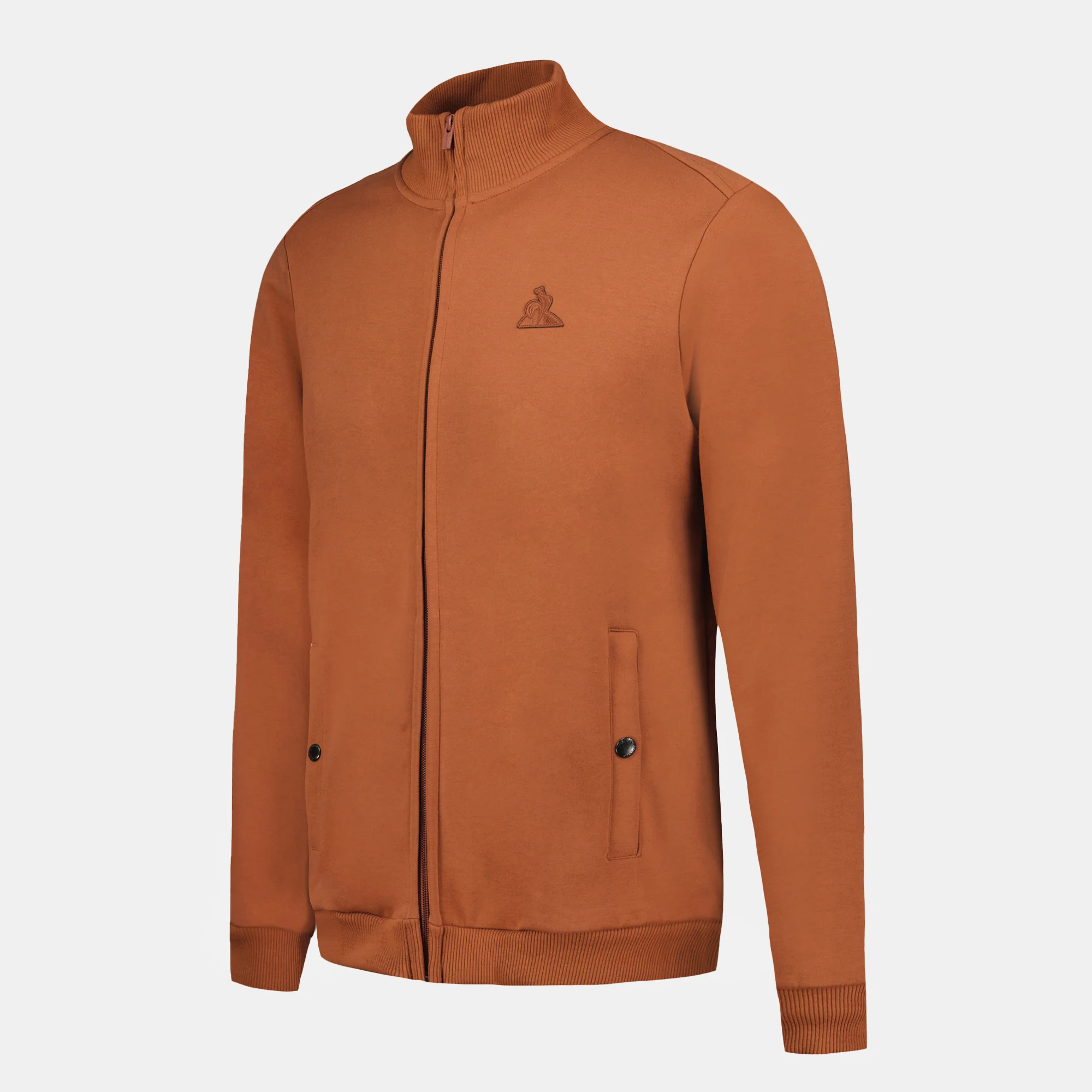 2520917-ESS T/T FZ Sweat N°1 M ginger bread | Sweat zippé Homme - Image 7