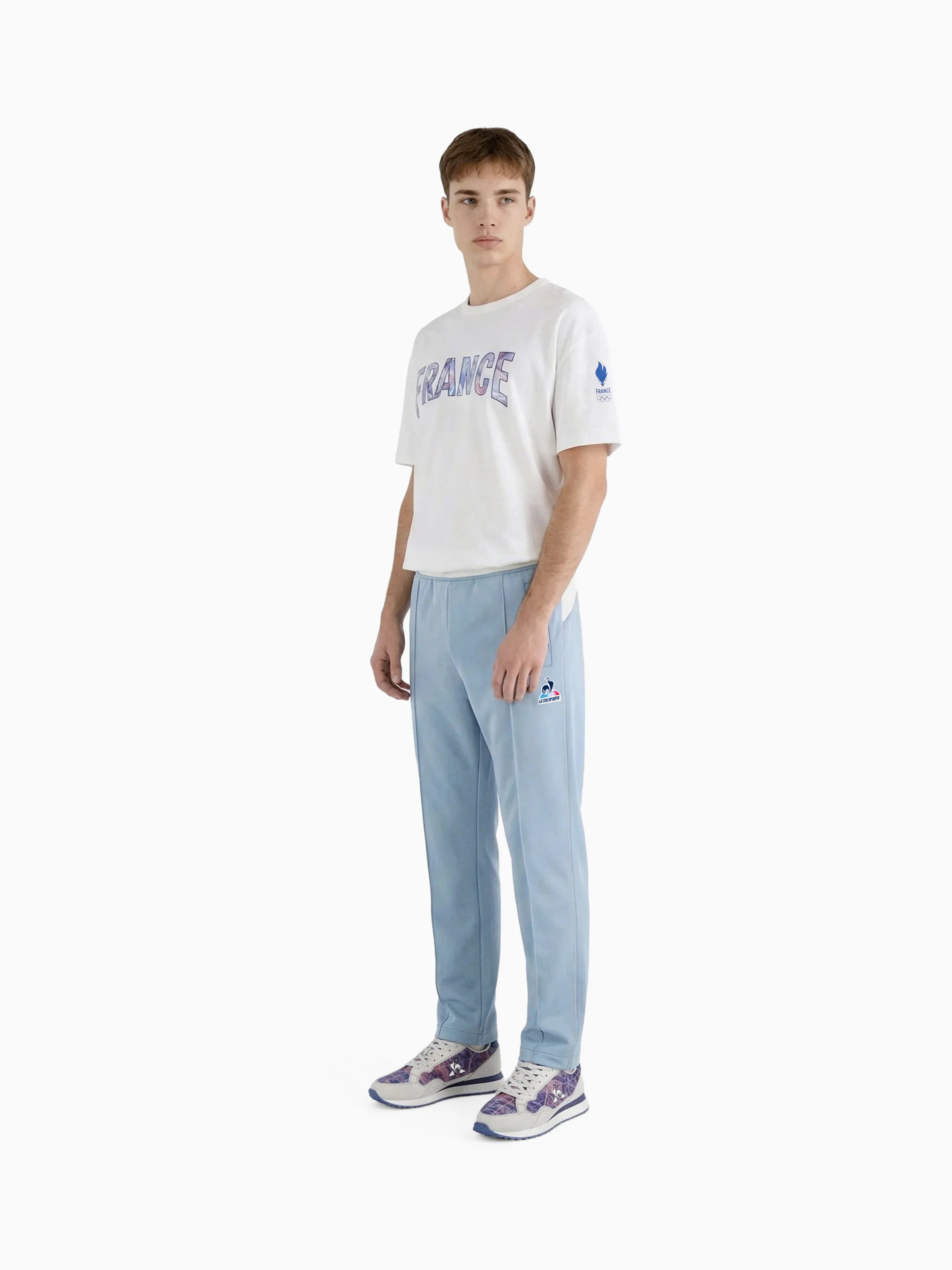 2610155-EFRO 26 Tee SS N°1 M marshmallow | T-shirt imprimé FRANCE Homme - Image 5