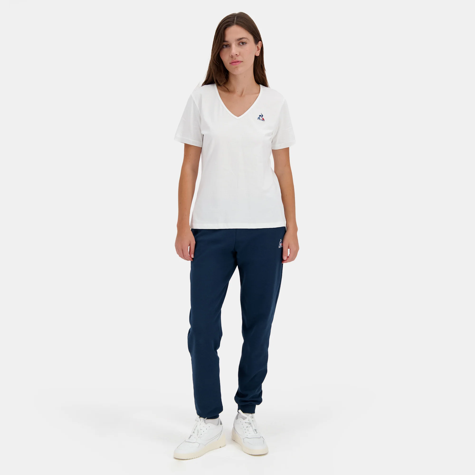 2510064-ESS Tee SS Col V N°1 W new optical white | T-shirt Femme - Image 5